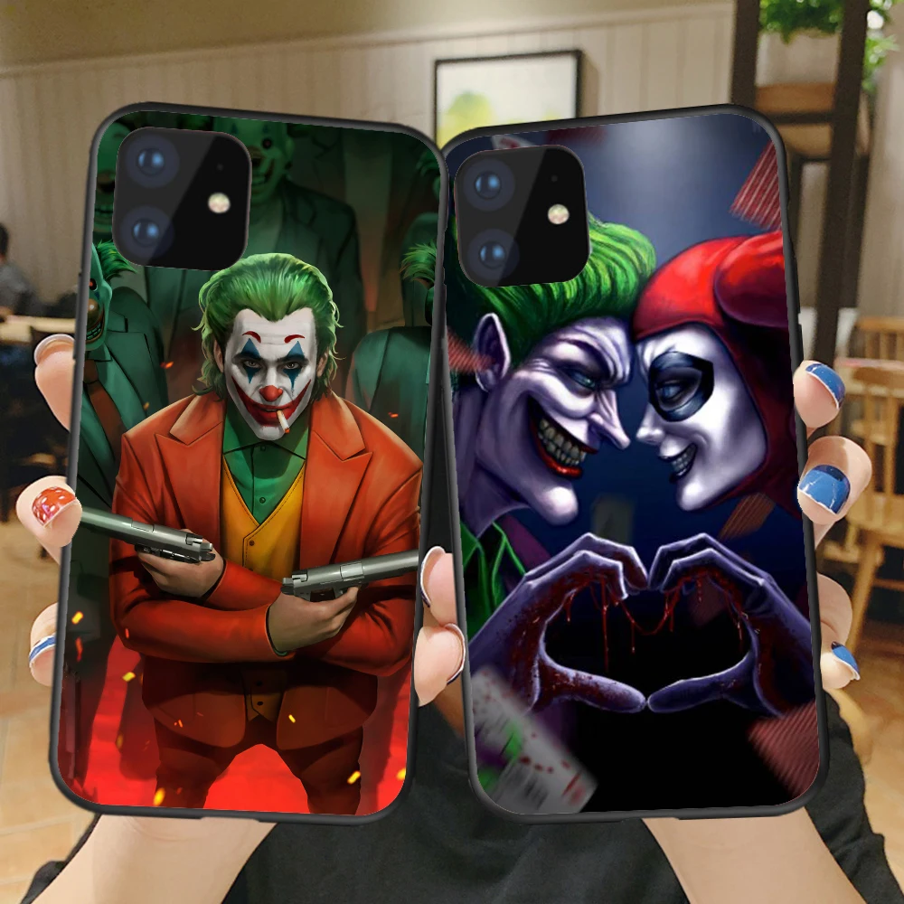 Чехол с изображением счастливого лица клоуна для iPhone 11 Pro MAX 6 7 8Plus SE 2019 ужасная