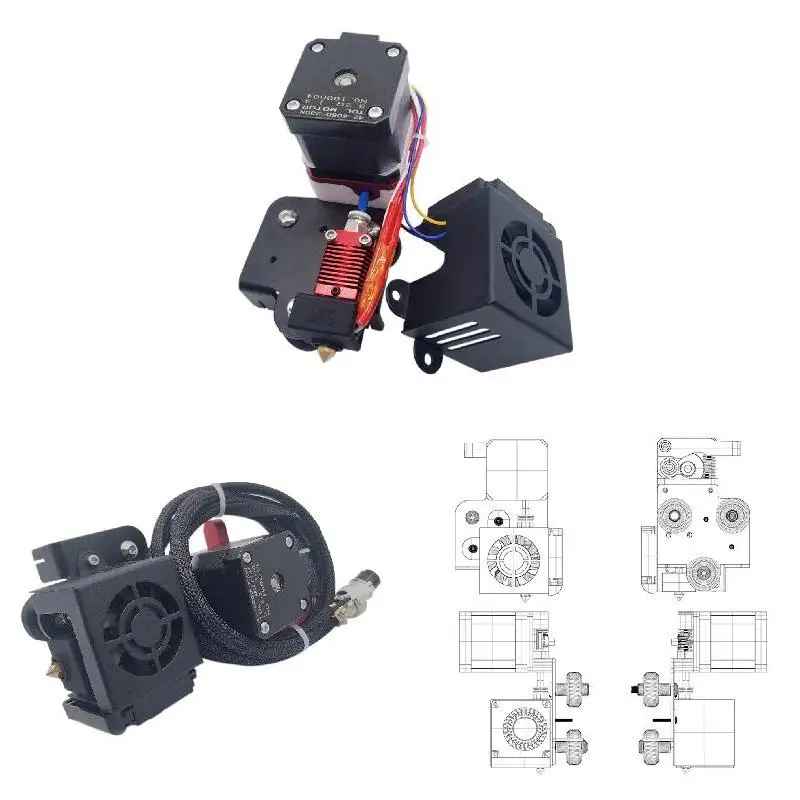 Экструдер комплект с коротким диапазоном подачи привода обновления полным