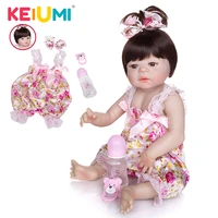 keiumi hot sale reborn baby dolls realistic girl princess 23 inch baby dolls reborns toddler bebe washable toy for kids gifts