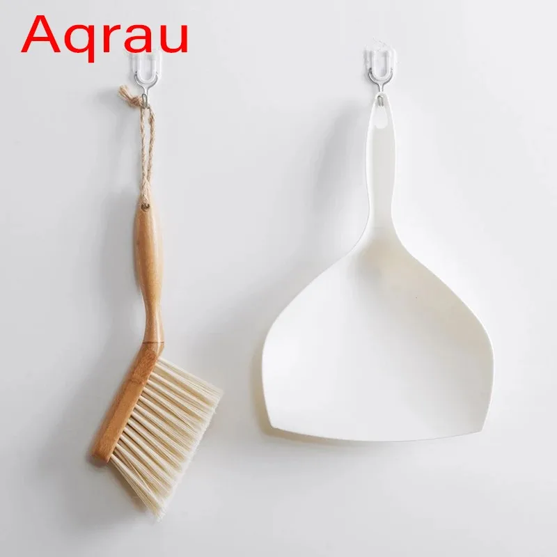 Desktop Cleaning Set Mini Bamboo Broom Dustpan Combination Brush Small Dust Shovel Household Appliances | Дом и сад