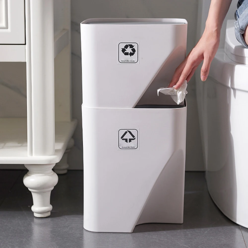 Кухонная корзина для мусора контейнер хранения многослойная сортировки сухого и