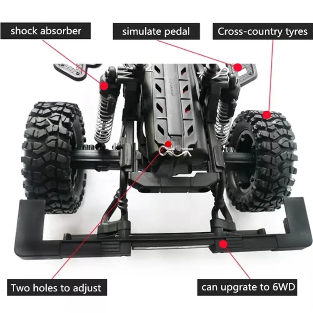 Машинка на радиоуправлении HG 1/10 2 4 ГГц 4WD со светодиодной подсветкой | Игрушки и