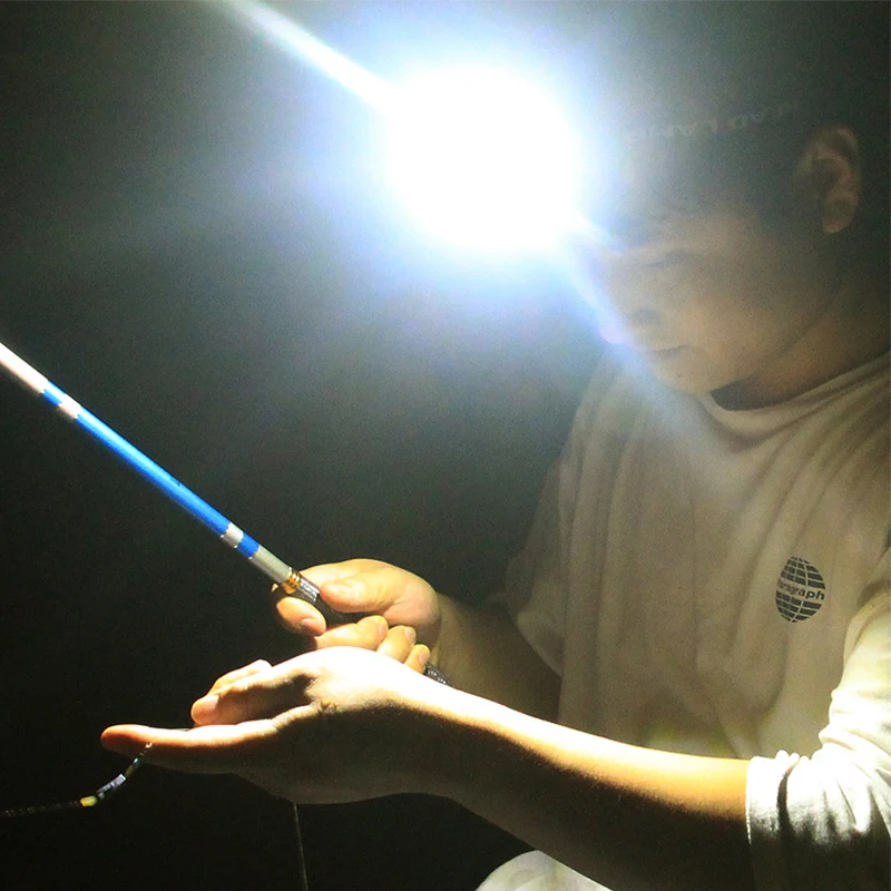 Фонарь налобный светодиодный с зарядкой от USB 46 дюймов | Налобные фонари