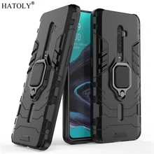 For OPPO Reno 2 Case Cover For Reno 2 Protective Case Finger Ring Armor Back Shell Coque Funda Hard Phone Case For OPPO Reno 2