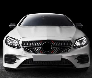 Большой центральный Гриль Эмблема передняя решетка наклейка для Mercedes Benz BRABUS CLA CLS A/B/C/E класс GLA GLB GLC GLE GLS GLK ML GL