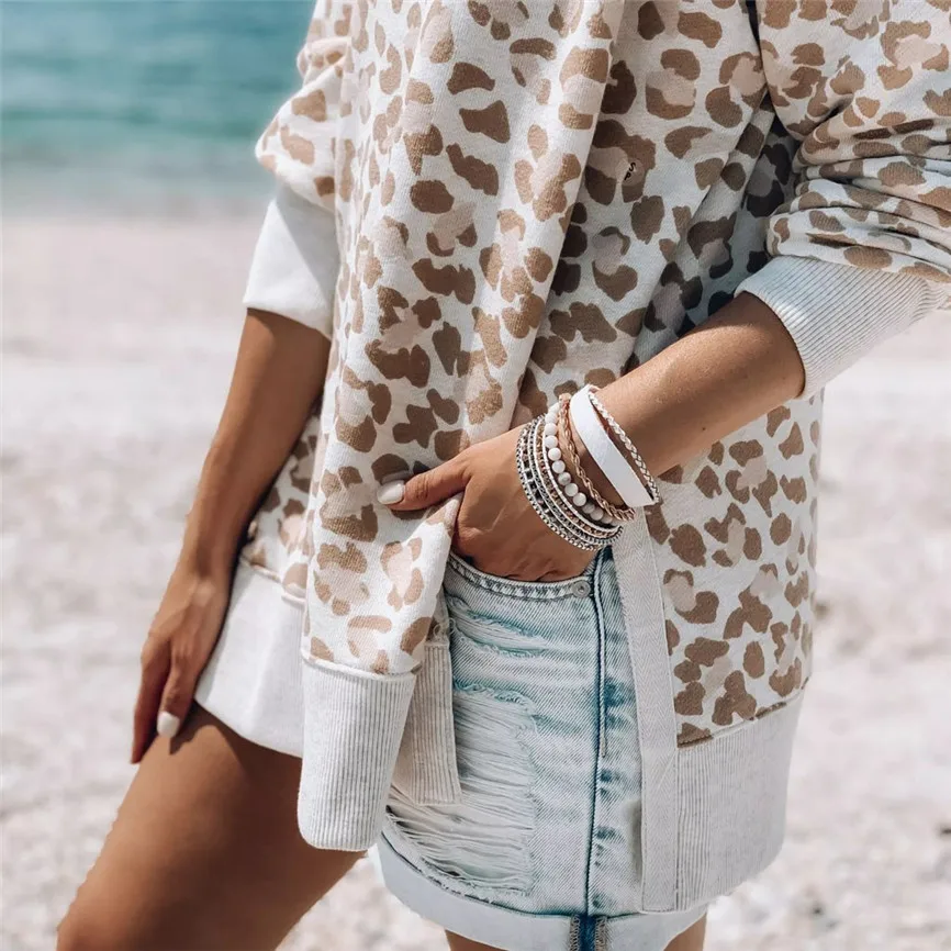 Женский осенний и зимний свитер повседневный теплый Свободный вязаный джемпер с