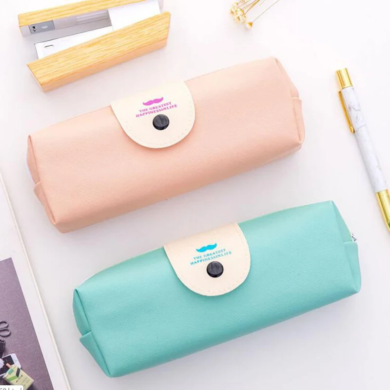 1 шт. пенал квадратный высокой емкости борода Карандаш сумка школьные