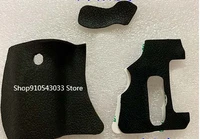 a set of new front grip side back thumb rubber cover unit for canon for eos 600d rebel t3i kiss x5 adhesive tape