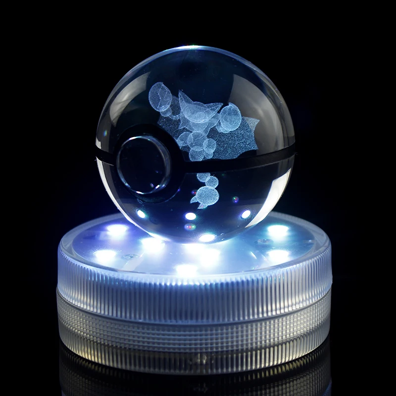 dropship 2 inch 50mm crystal glass ball action figure creative christmas birthday gifts home decoration free global shipping