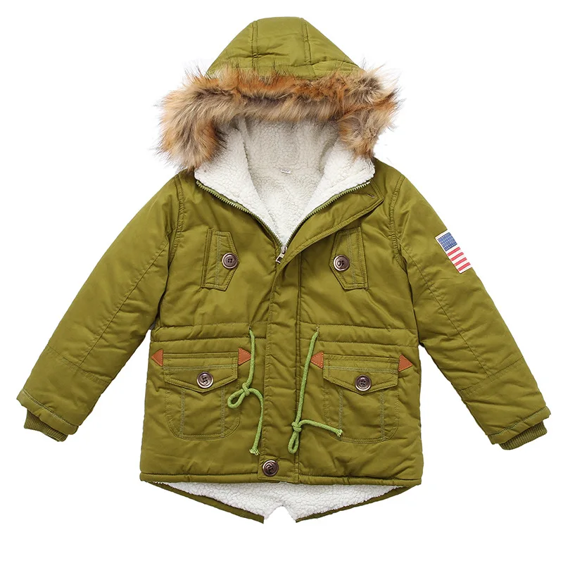 

Children Winter Outdoor Fleece Jackets For Boys Clothing Hooded Warm Outerwear Girls Windbreaker Baby Kids Thick Coats