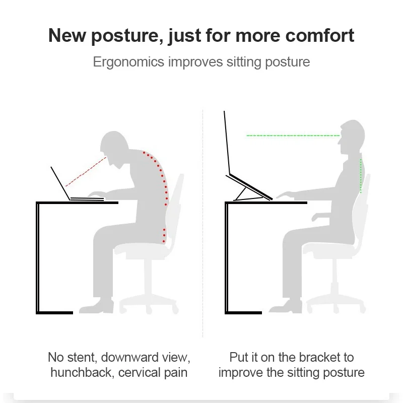 

Laptop Stand Foldable Tablet StandAdjustable Portable Lapdesk Holder For Macbook Pro Air Support Laptop Computer Base