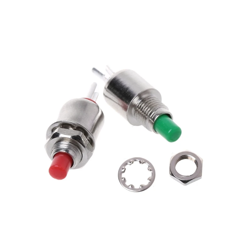 

10pcs DS-402 5mm Mini Push Button Switch Spring Return Micro Switches 0.5A 125V