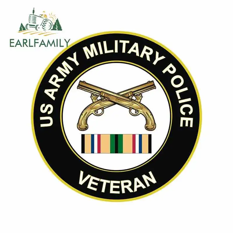 EARLFAMILY 13 см x для военной полиции залив войны пустыня шторм ветеринар виниловые