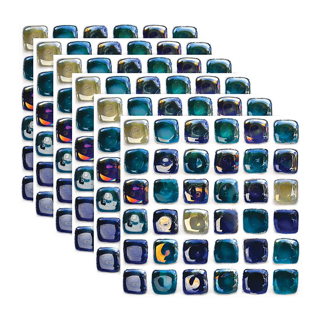 6 шт. 3D наклейки на стену для украшения дома водостойкие съемные кирпичные