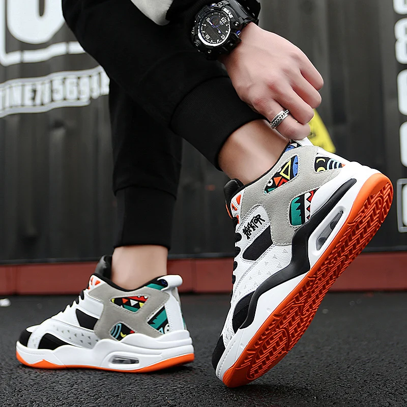 Spring new men's casual basketball shoes comfortable soft sports non-slip wholesale | Обувь