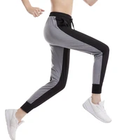 fabric running sport jogger women quick dry athletic gym fitness sweatpants women black striped side sweat pants female trousers