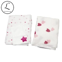 muslin newborn baby photography props blankets swaddles hat set girls soft swaddle wrap organic cotton bedding towel swaddle