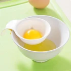 Белый разделитель желтка яиц от Кухня инструмент легко варить белый Сито Пластик гаджет-яйцо отделитель желтка яиц держатель для Кухня удобство