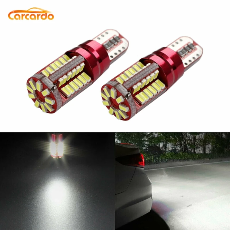 Carcardo T10 W5W светодиодный светильник шарик автомобиля Canbus лампа 57SMD автомобильный 194