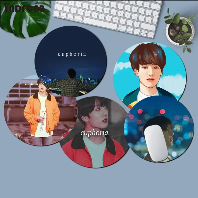 

Игровые коврики для мыши YNDFCNB, антискользящие, в наличии, KPOP, молодия, Jungkook, коврик для ноутбука, ПК