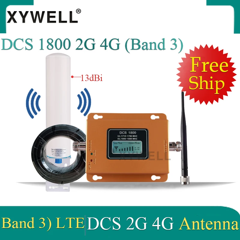 Усилитель сотовой связи 1800 4G МГц gsm Мобильный усилитель сигнала DCS 2G репитер GSM |