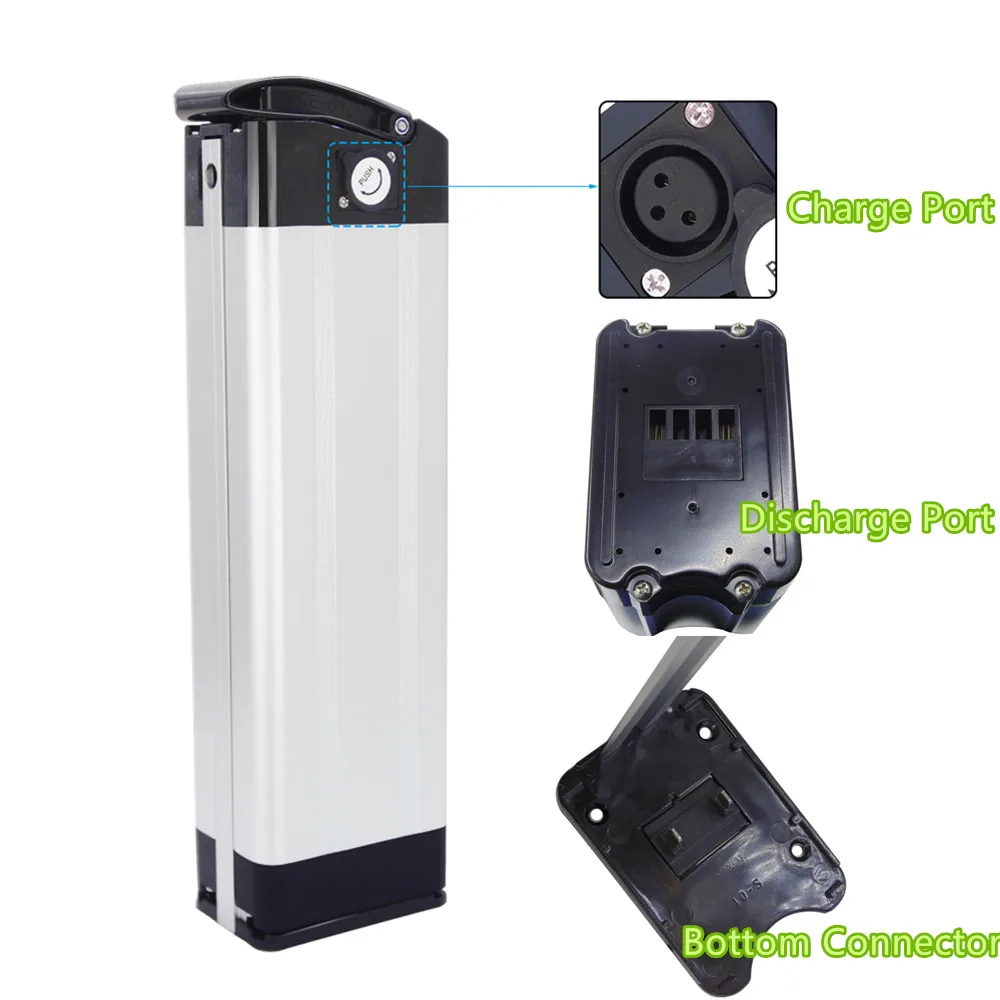 Аккумулятор для электровелосипеда Silver Fish литий-ионная батарея 48 В 18 А/ч 36 14 а/ч 24 15