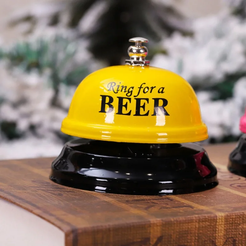 

Metal Rock Reminder Restaurant Bell Will Bell Ren Bell Service Press Color Suitable for Coffee Shops , Hotels For Home Suppliers