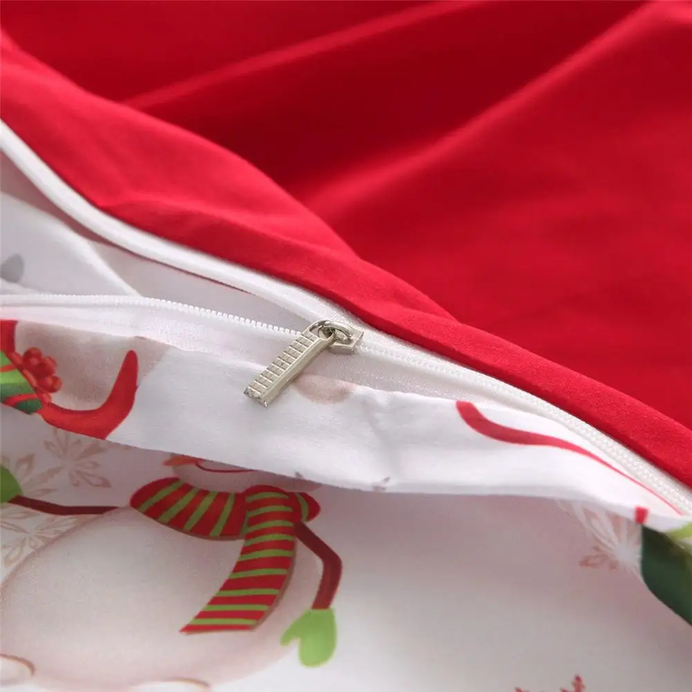 Рождественский счастливый подарок роскошный комплект beding пододеяльник с 3d