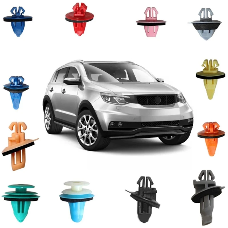 

Фиксаторы бампера, автомобильные пластиковые заклепки, комплект крепежных элементов, автомобильные заклепки с нажимным штифтом, набор Отд...