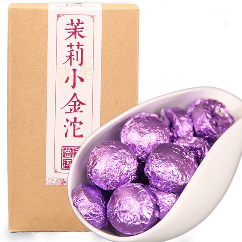 

Китайский чай Yunnan Jasmine Pu'er Mini Xiaotuo, 250 г, зеленая еда для ухода за здоровьем