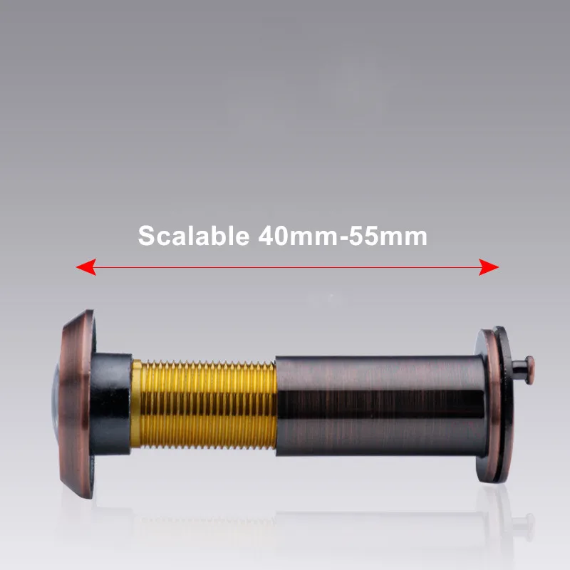 Камера видеонаблюдения для дома регулируемый глазок из сплава с углом обзора 200