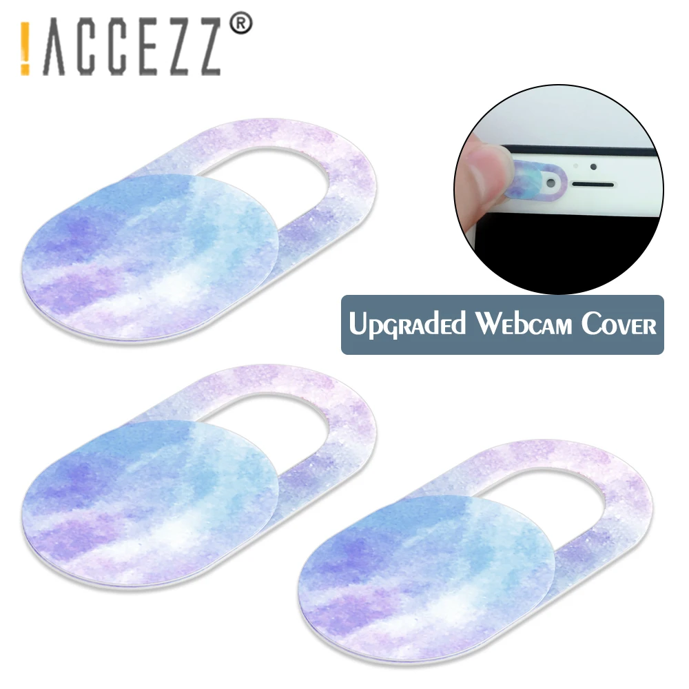 

!ACCEZZ Coloful Webcam Cover Antispy Plastic Slider For iPhone Samsung Xiaomi For iPad Macbook PC Universal lens Privacy Sticker