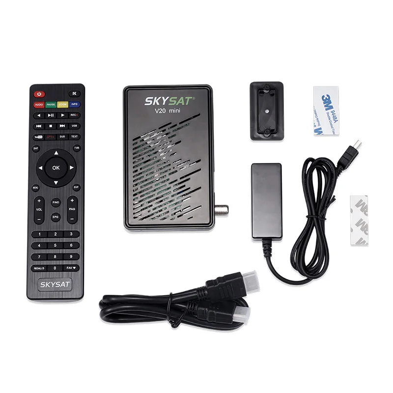 no usb wifi SKYSAT V20 мини-спутниковый приемник DDRIII 2GB 64M бит последовательный флэш-DVB-S2/S Youporn Redtube DLNA FTP клиент спутниковый приемник - Цвет: no usb wifi