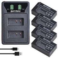 batmax en el20 en el20a batterynew led usb dual charger with type c port for nikon coolpix p1000 nikon1 j1 j2 j3 nikon1 aw1