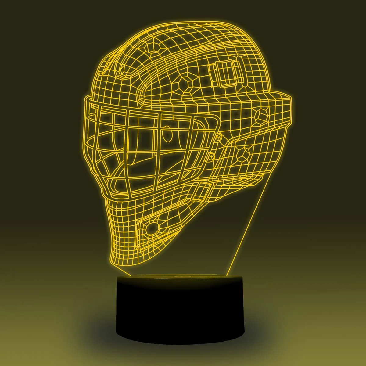 NiteApps 3D хоккейный шлем Ночной свет настольная Иллюзия украшение лампа подарок на день рождения приложение/сенсорное управление