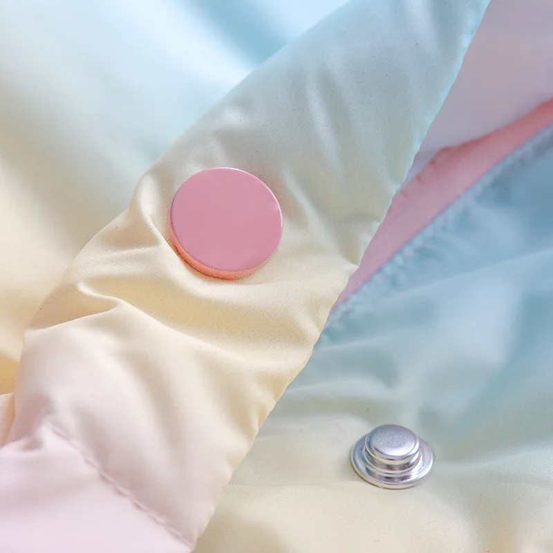 Осень-зима 2020 новый градиентный дизайн карамельные цвета свободная повседневная