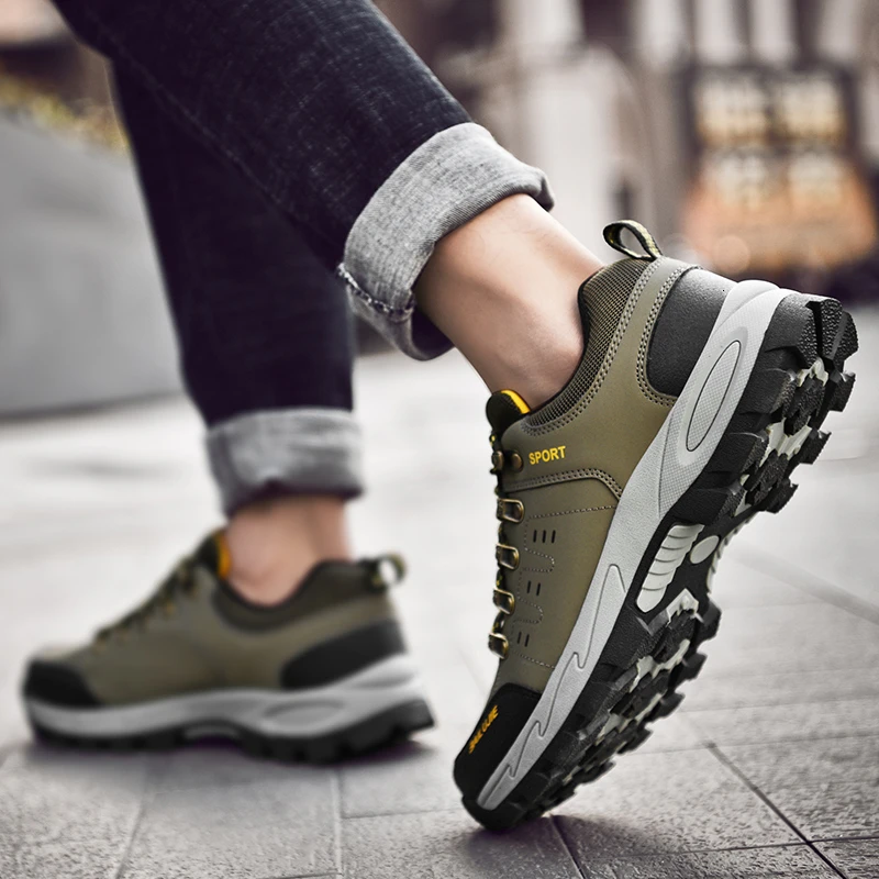 

Men Vulcanize Shoes 2020 Outdoor Fashion Breathable Men Casual Shoes No-slip Male Lace Up Men Shoes Lightweight Walking Sneakers