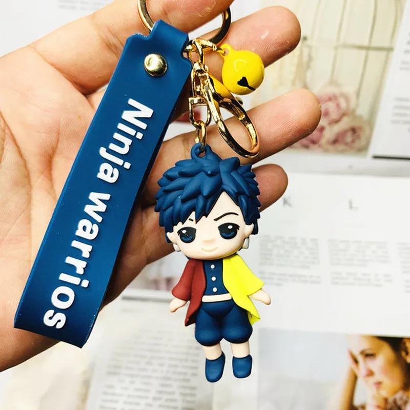Силиконовый брелок для ключей фигурка из аниме Клинок убийца демонов Фигурка от