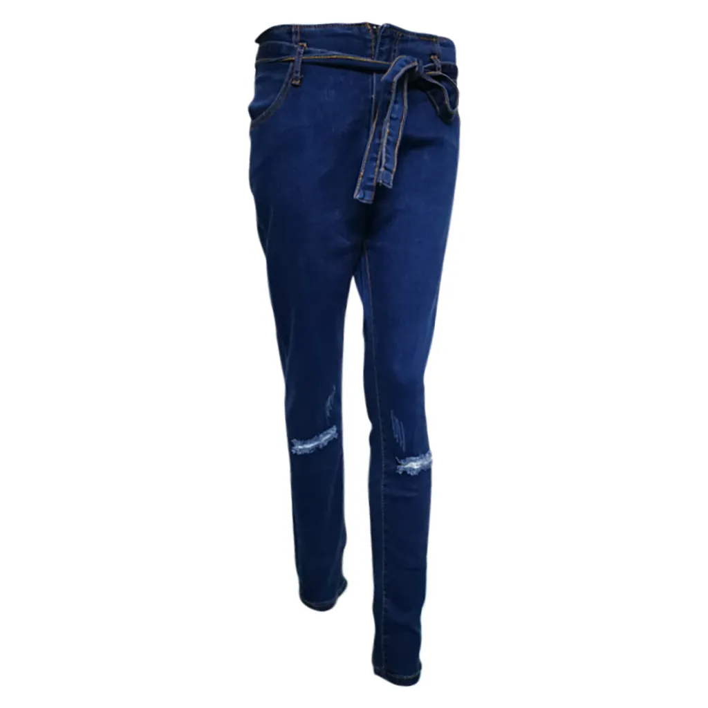 SAGACE женские эластичные джинсы для женщин с эластичным поясом размера плюс