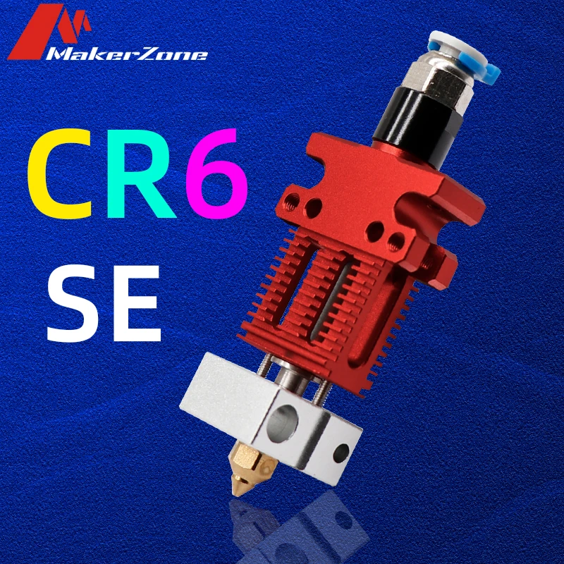 3D Printer CR-6 SE Assembled Hotend Kit All Metal Extrusion Extruder 3D Printing Parts for Creality CR-5 Ender 3 CR6 SE