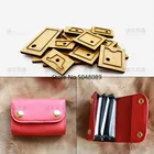 Кожаный штамповочный резак, японское стальное лезвие для сделай сам, кожаное ремесло, складной бумажник, сумка для монет, пресс-форма для резки по дереву, инструмент для пробивки 110x75x75 мм