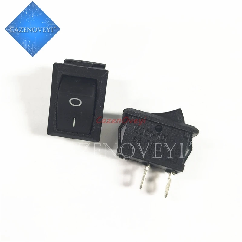 10 шт./партия переключатель KCD1-101 2 фута файл 6A 250V 15x21 мм кулисный два средства ухода