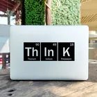 Наклейка на ноутбук с забавным элементом Think Element, квадратная наклейка для MacBook Pro 16 дюймов, Air Retina 11 12 13 15 дюймов, Mac Book Skin 14 дюймов, наклейка на Ноутбук Dell