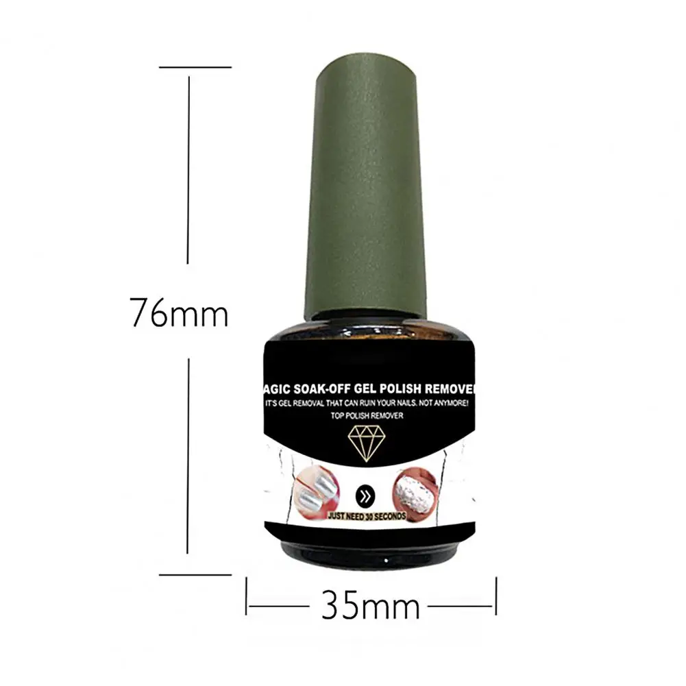

15ml UV Gel Soak Off Magic Nail Polish Remover Manicure Cleaning Tool