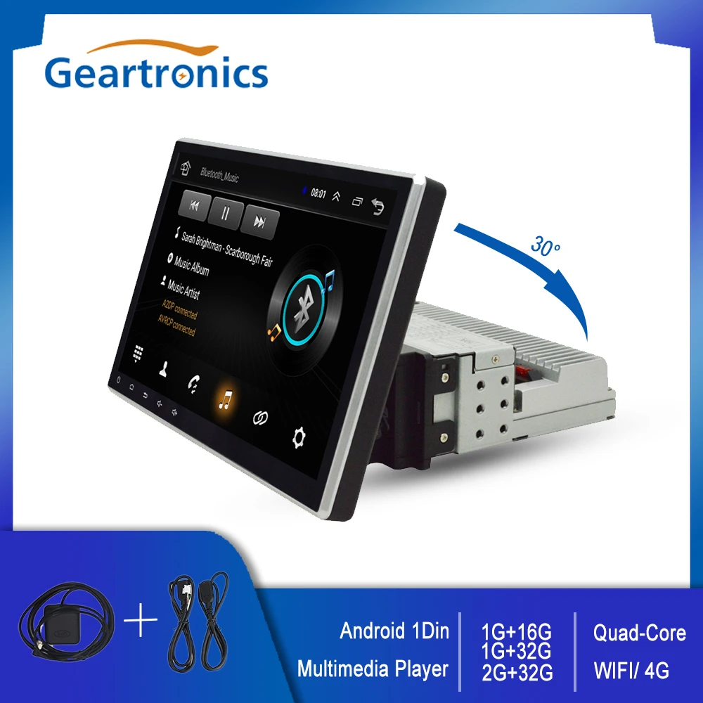 Автомобильный мультимедийный плеер универсальная магнитола на Android с