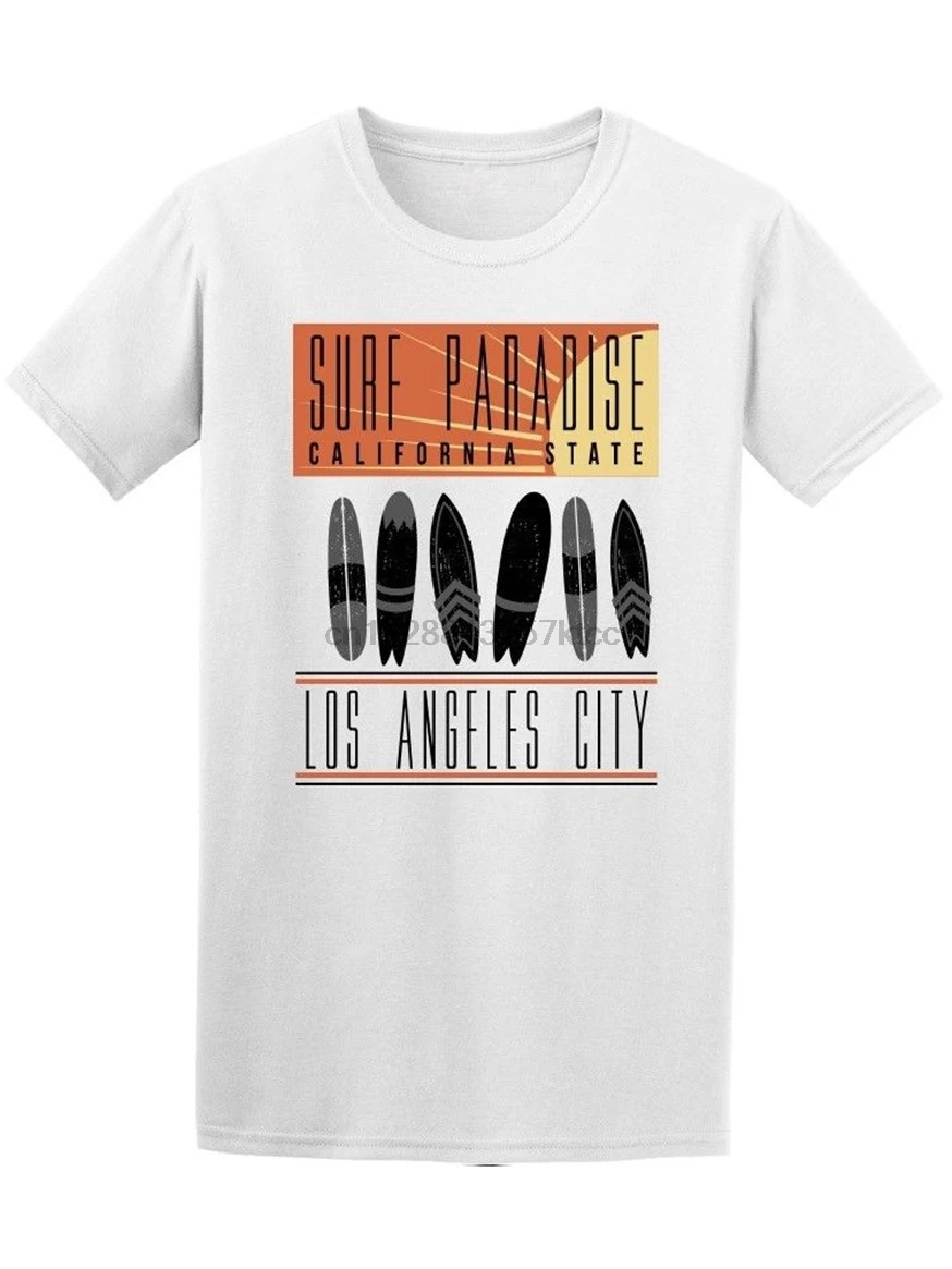 Винтажная летняя мужская футболка с рисунком серфинга в стиле Харадзюку