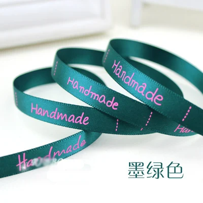 10 мм ручной работы с шелковой атласной ленты рождественские декоративные