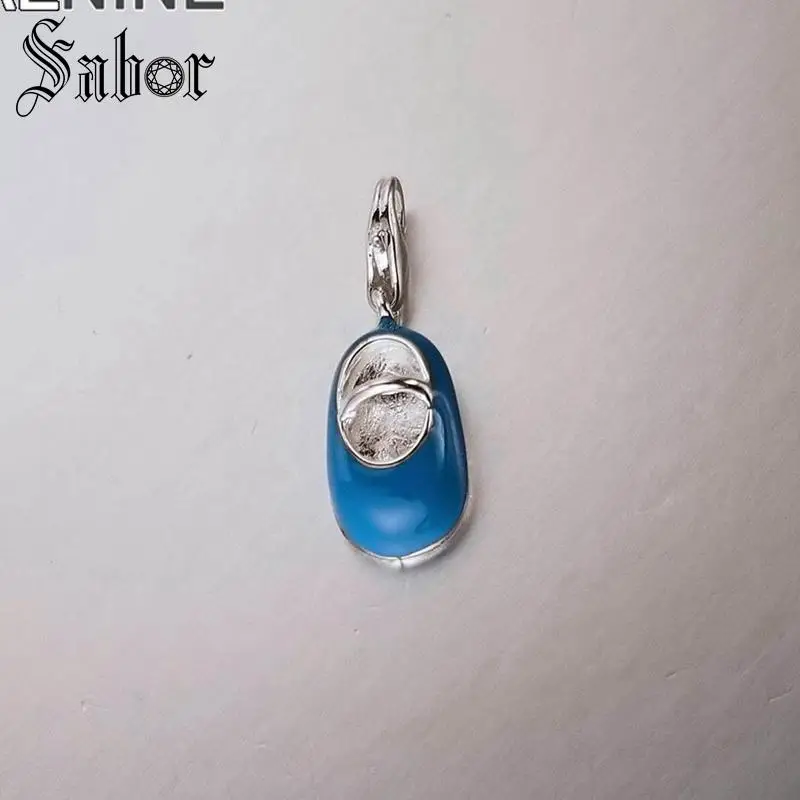 Классический серебристый цвет синий детская обувь Diy очаровательные подходят