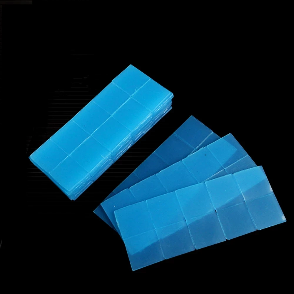 

10/40/100 PCS Blue Wax Diamond Painting Wax Clay for Point Drills Pen Pick up Diamond Painting Rhinestones Blue Mud 2.5x2.5cm