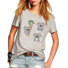 Женские футболки с мультяшным принтом, летняя повседневная забавная футболка, футболка с коротким рукавом и круглым вырезом, женский модный топ